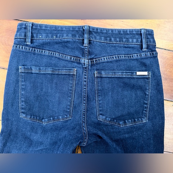 White House Black Market Dark Blue Skinny Jeans - Picture 5 of 13